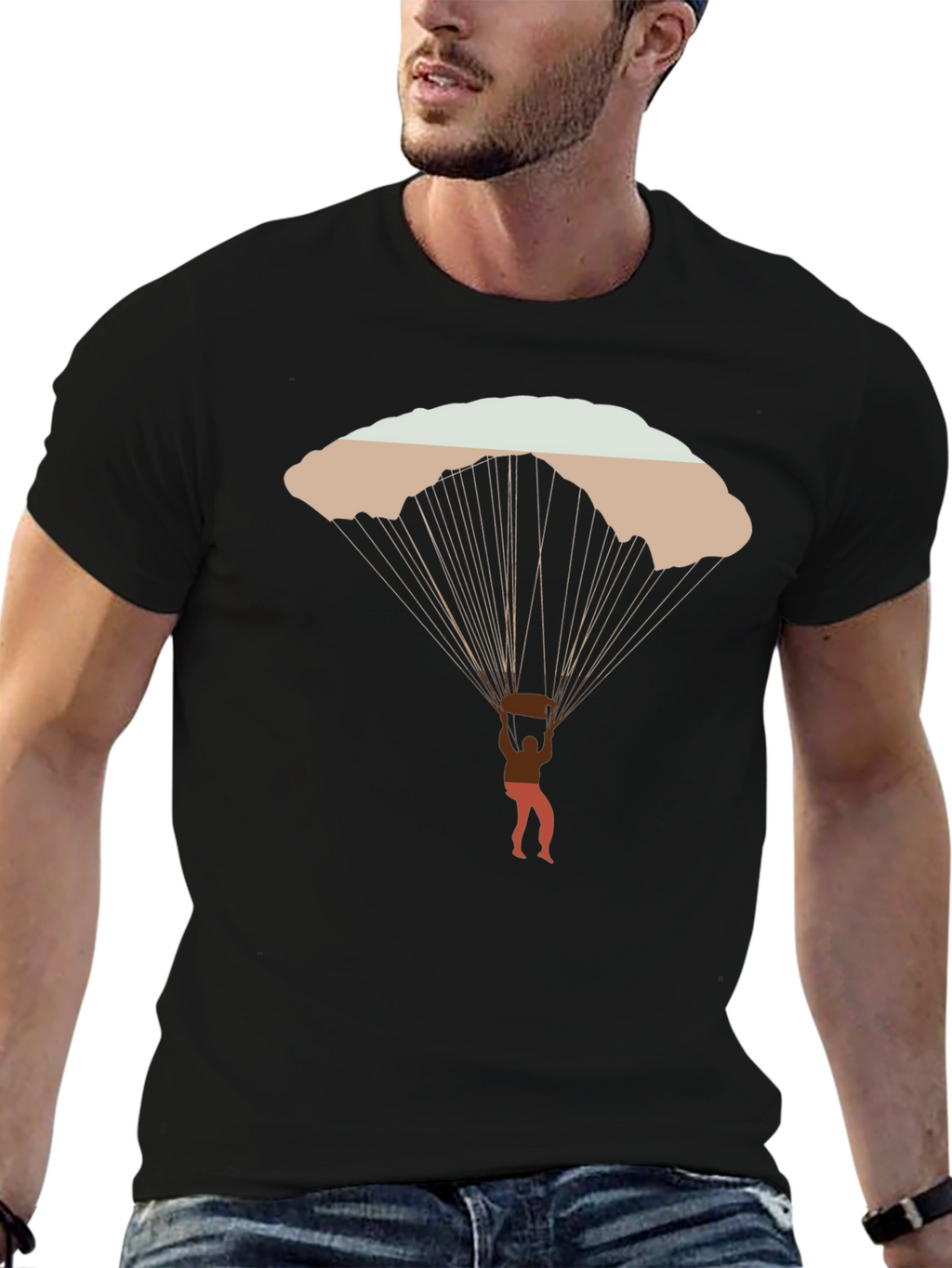 Parachute T-Shirt - Skydiving Adventure Tee