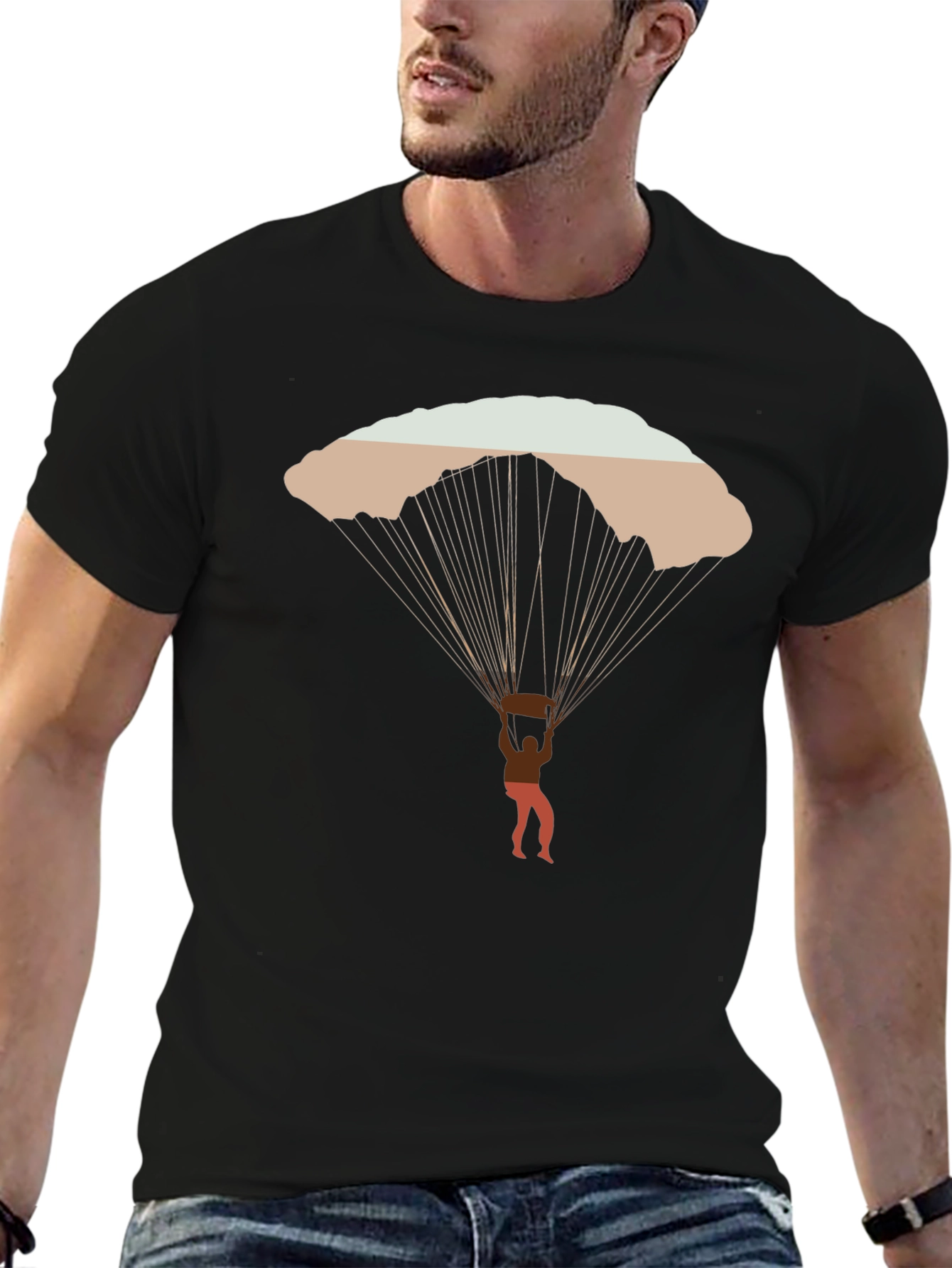 Parachute T-Shirt - Skydiving Adventure Tee