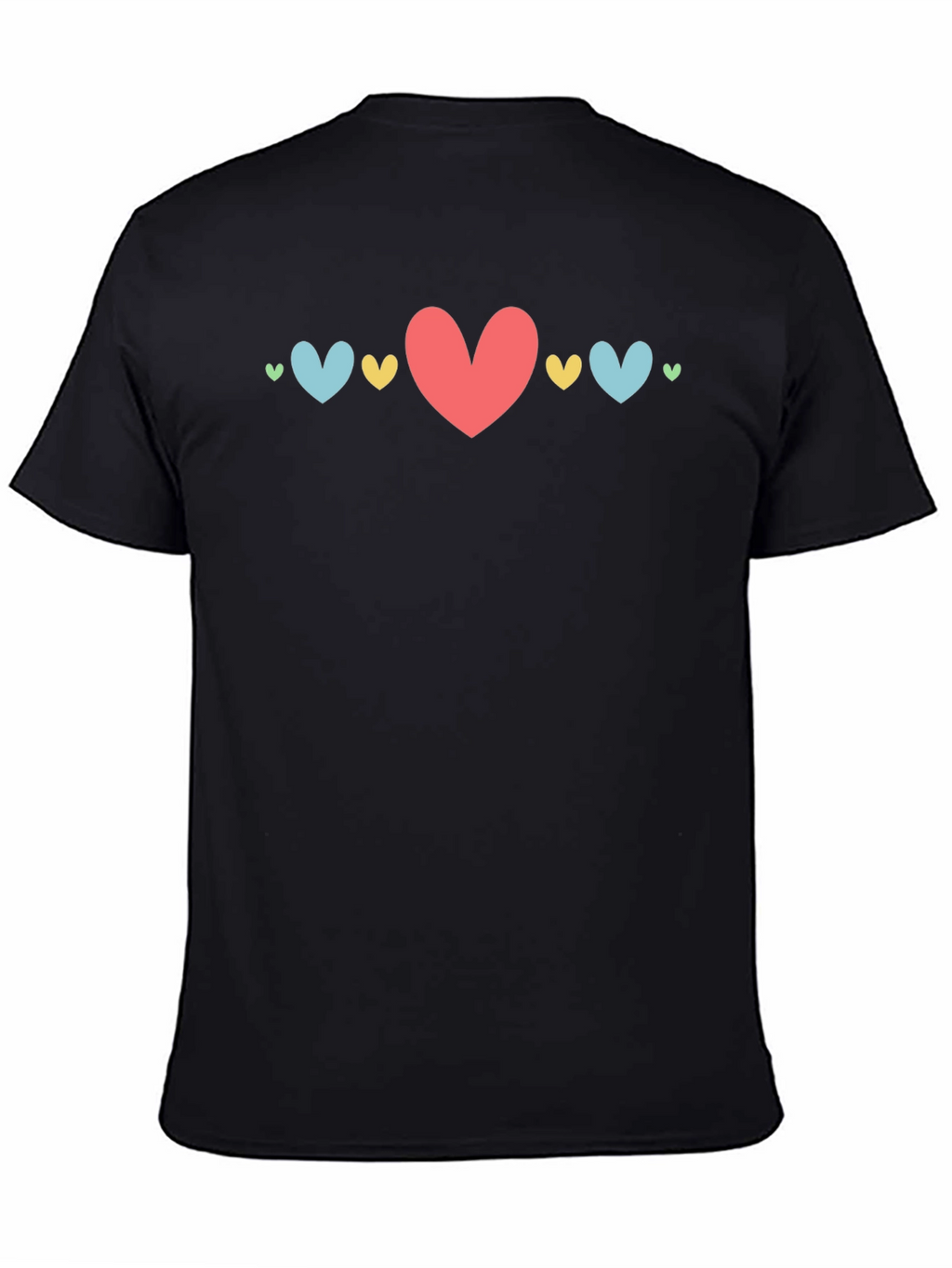 Heart Graphic Black T-Shirt