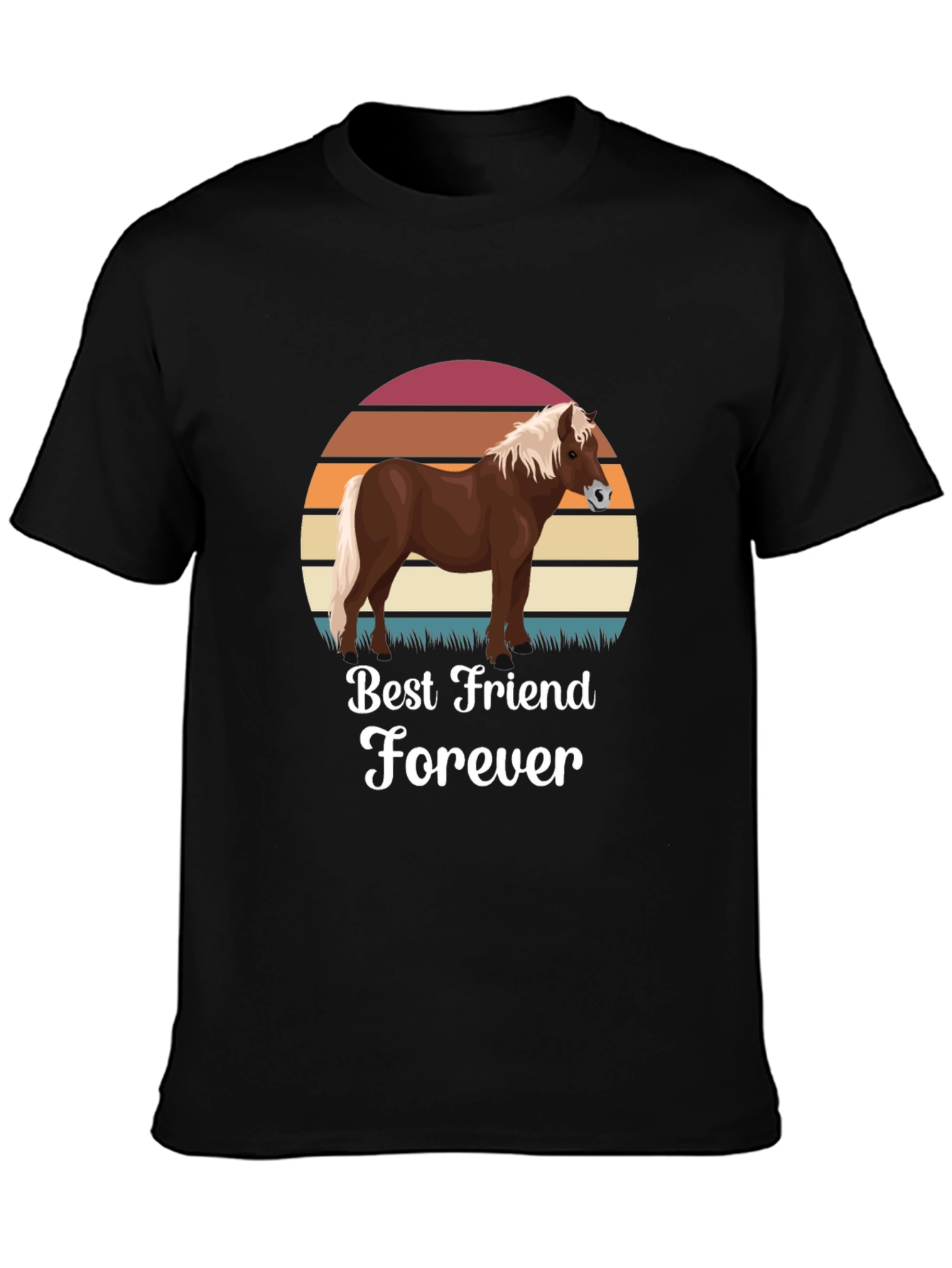 Best Friend Forever Horse Graphic Tee