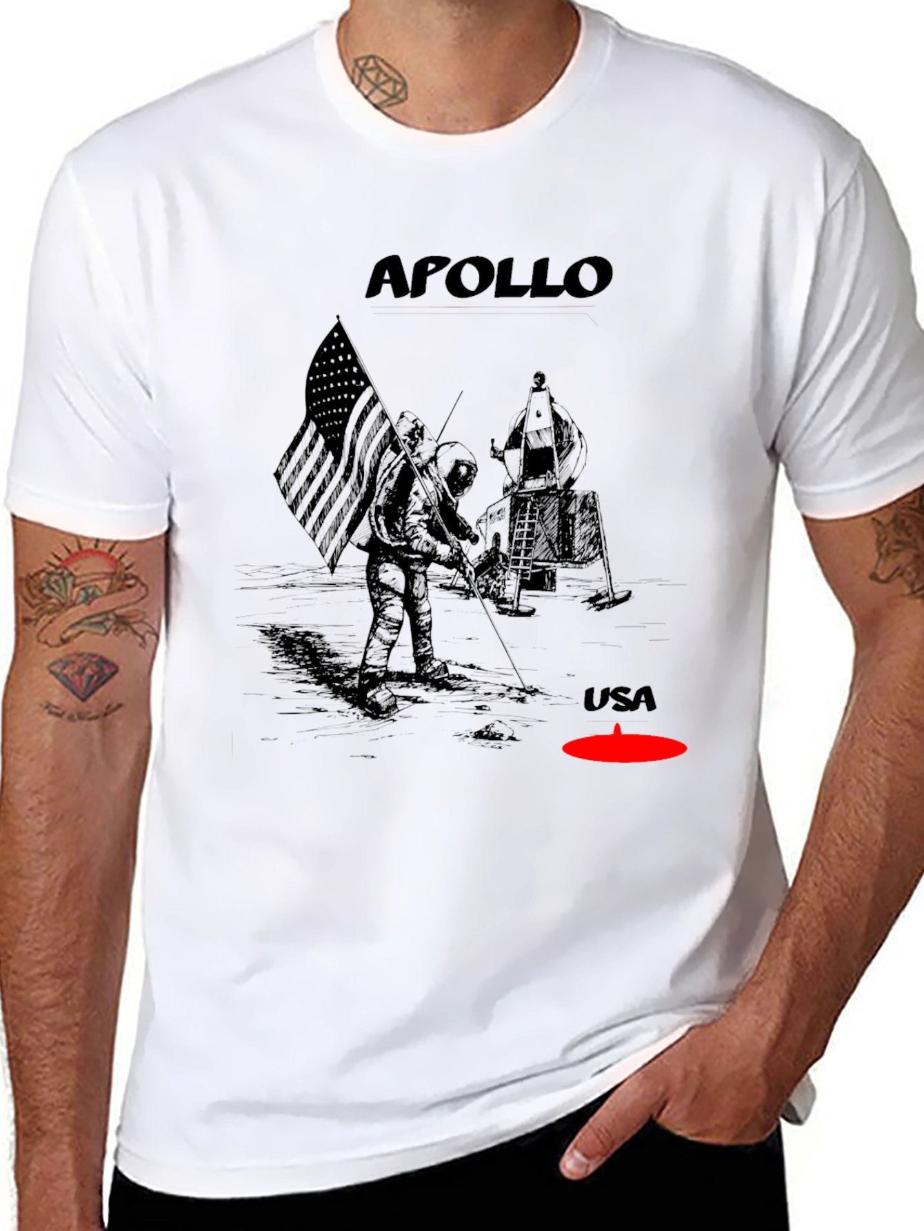 Apollo USA Graphic T-Shirt
