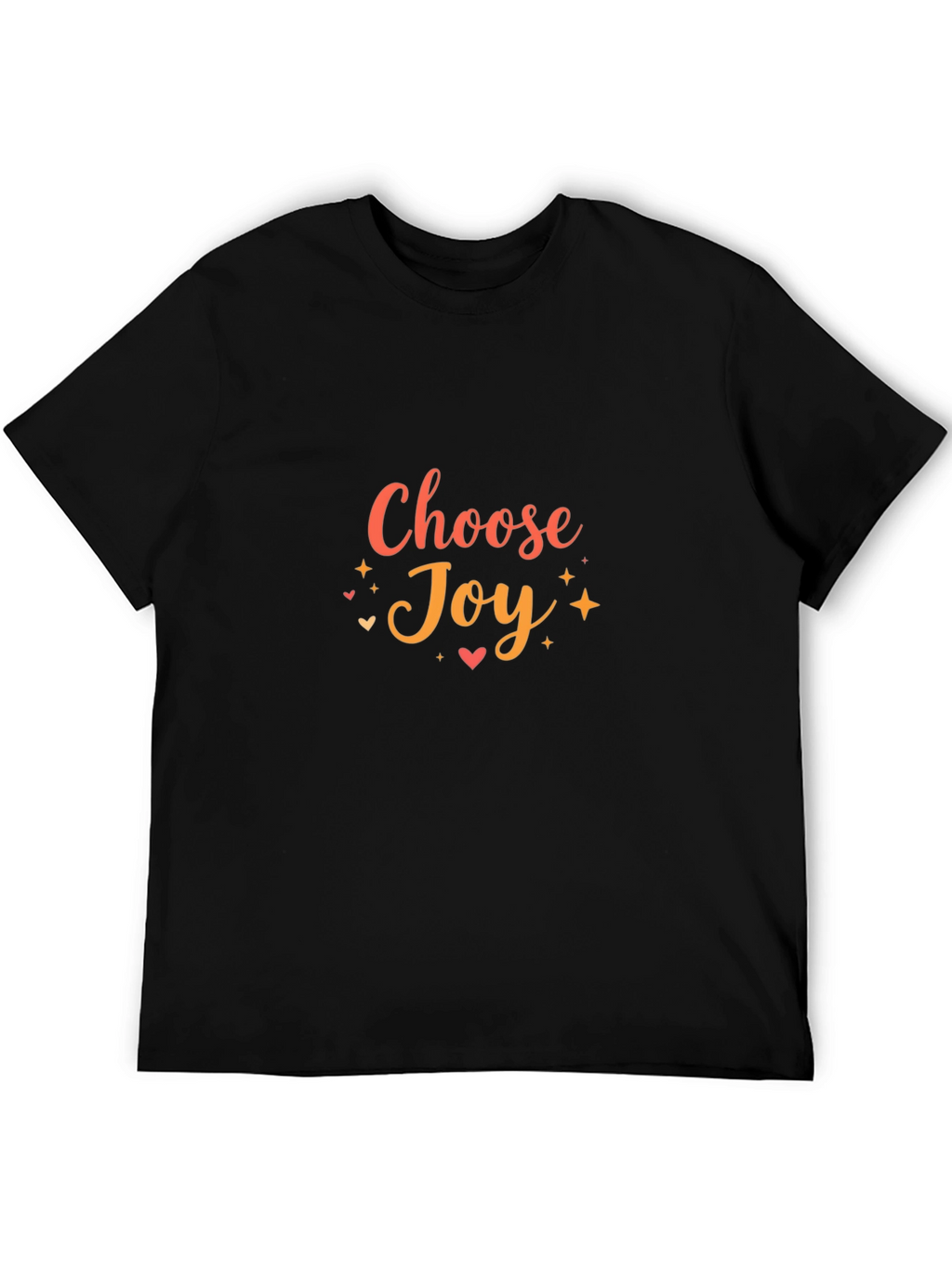 Choose Joy Graphic Tee - Black T-Shirt