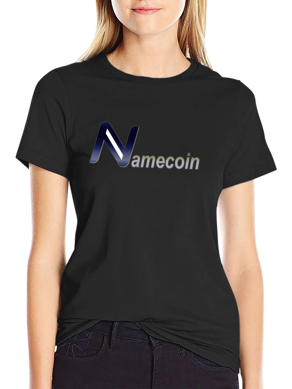 Namecoin Black T-Shirt - Crypto Enthusiast Tee