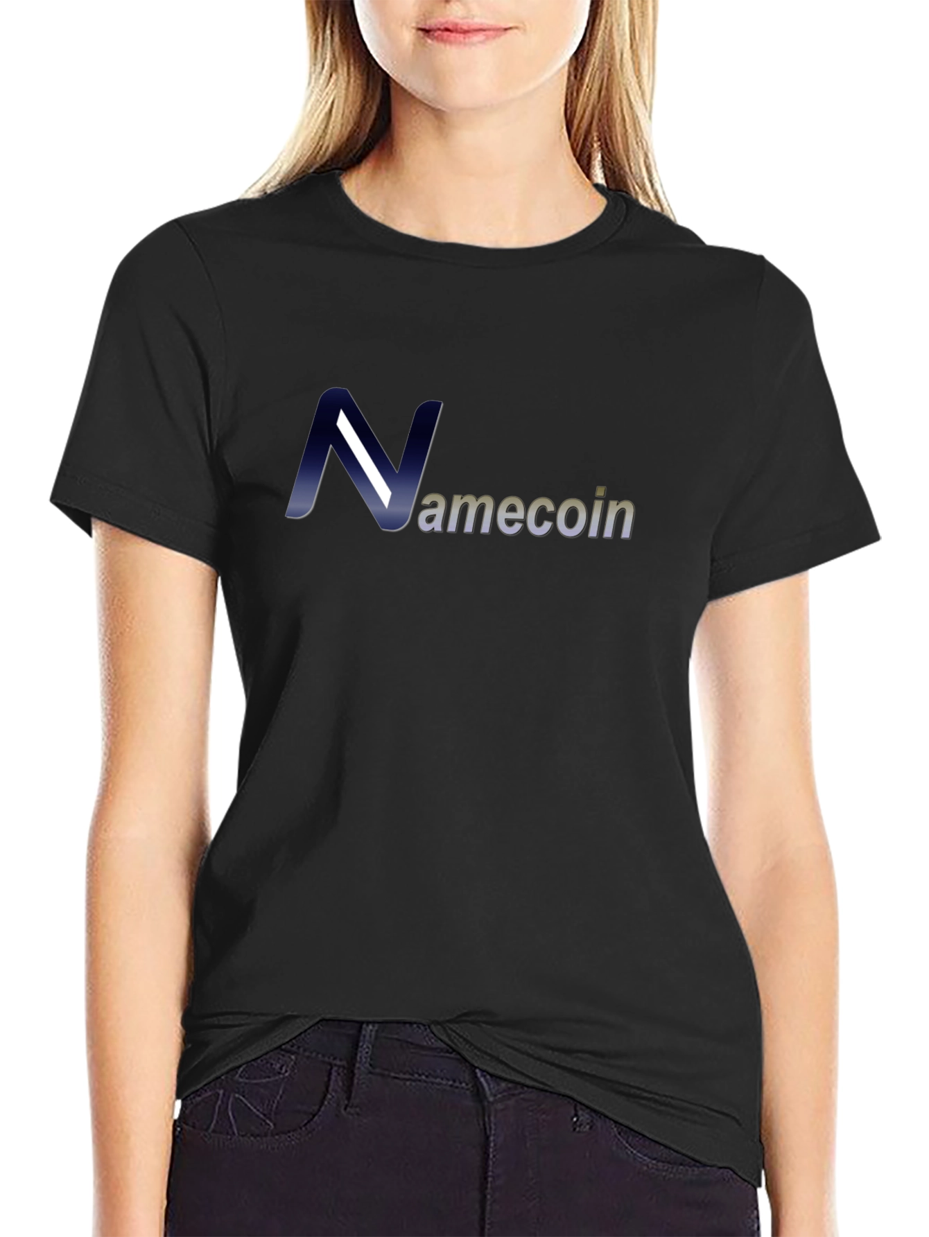 Namecoin Black T-Shirt - Crypto Enthusiast Tee