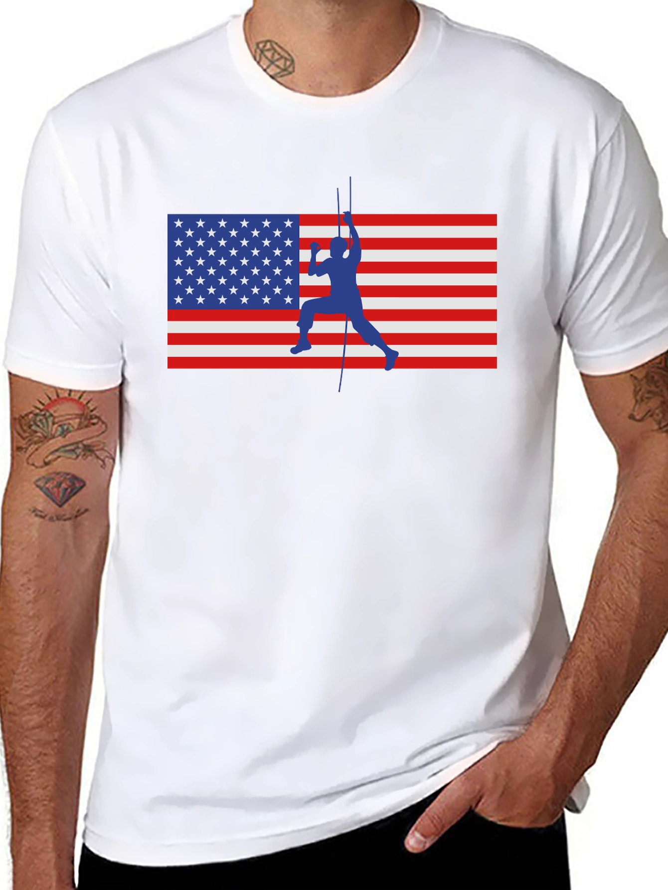 American Climber Graphic T-Shirt