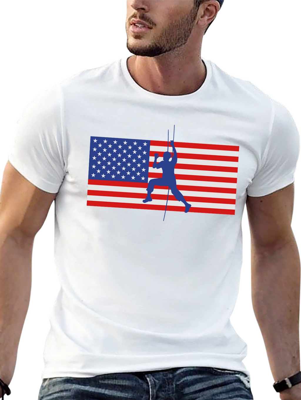 American Climber Graphic T-Shirt