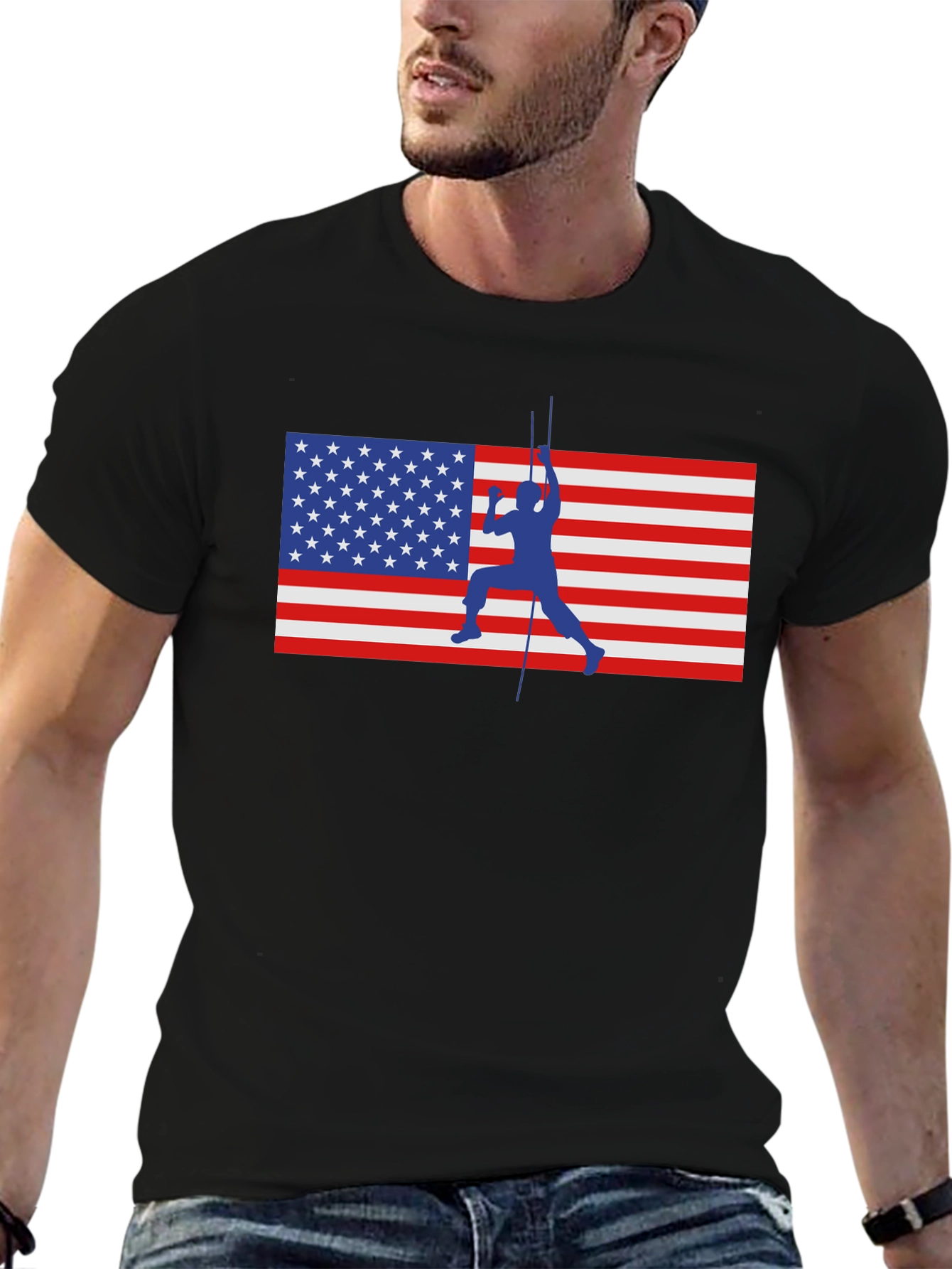 American Climber Graphic T-Shirt