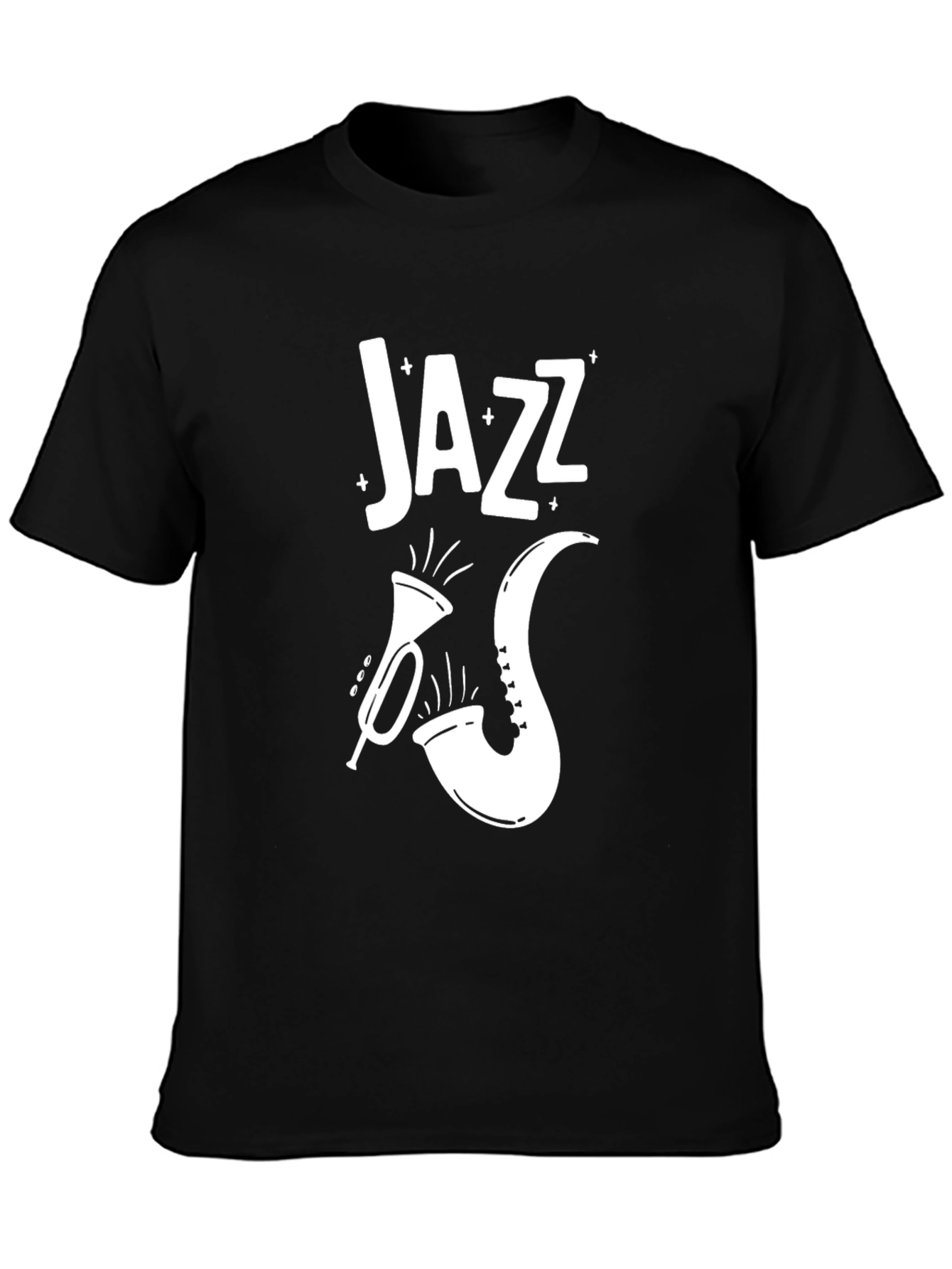 Jazz Music T-Shirt - Black