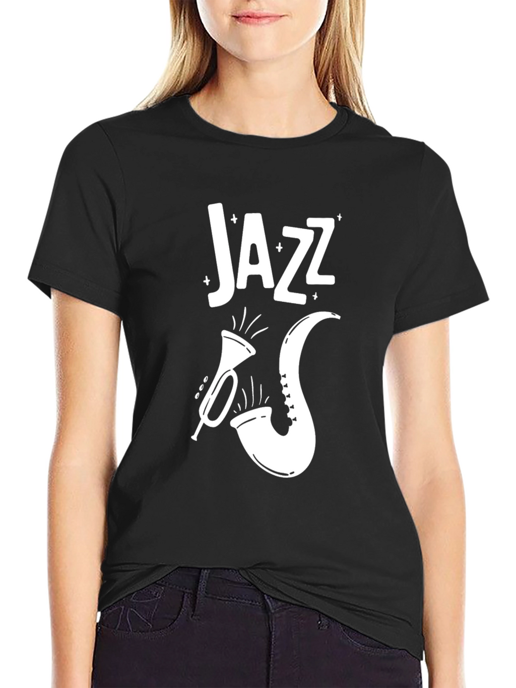 Jazz Music T-Shirt - Black