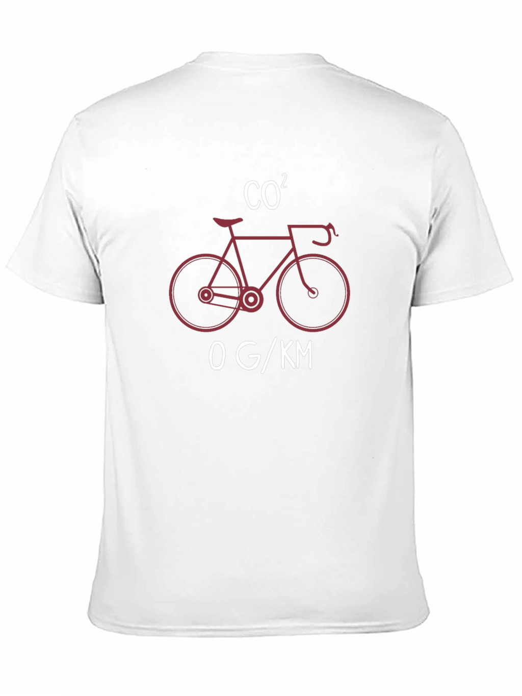 Eco-Friendly Cycling T-Shirt: CO2 Bicycle Design