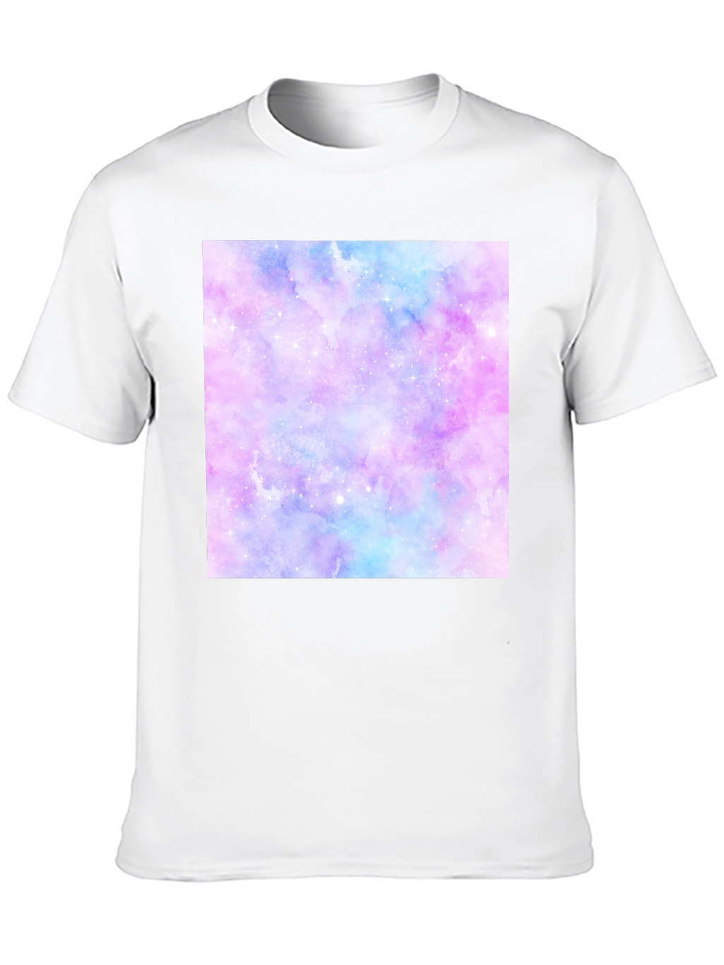 Galaxy Print Black T-Shirt