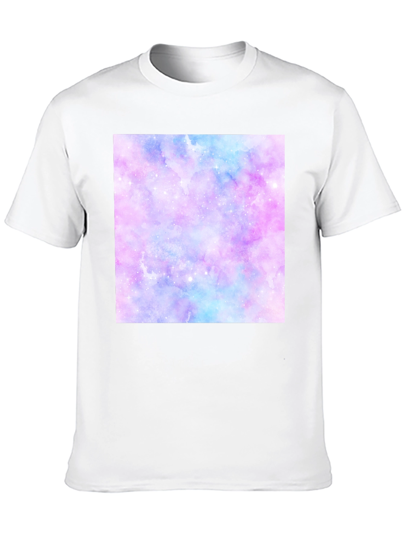 Galaxy Print Black T-Shirt