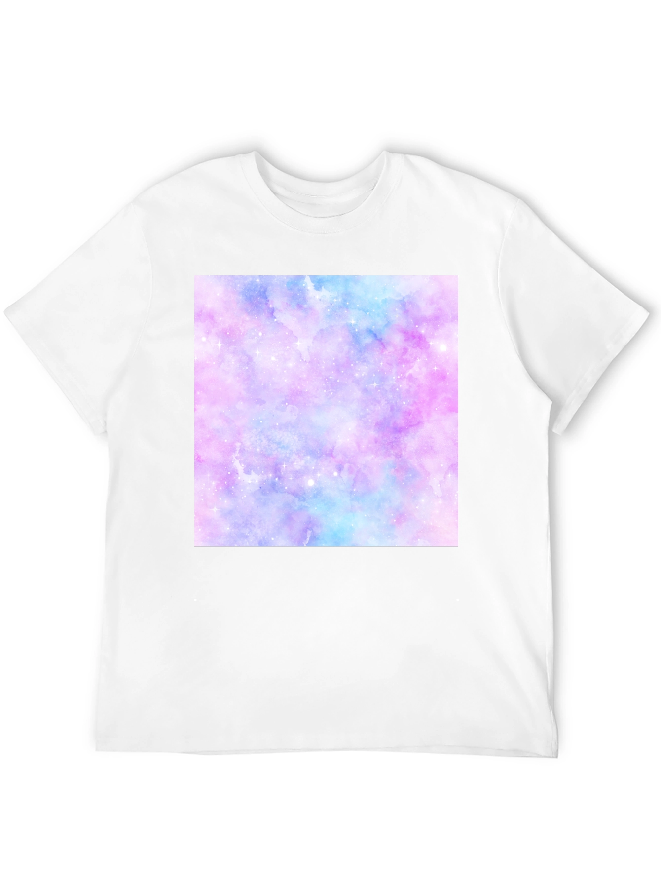 Galaxy Print Black T-Shirt