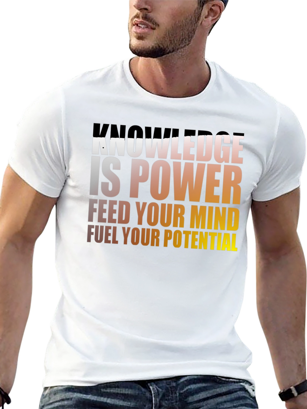 Knowledge is Power T-Shirt - Mens
