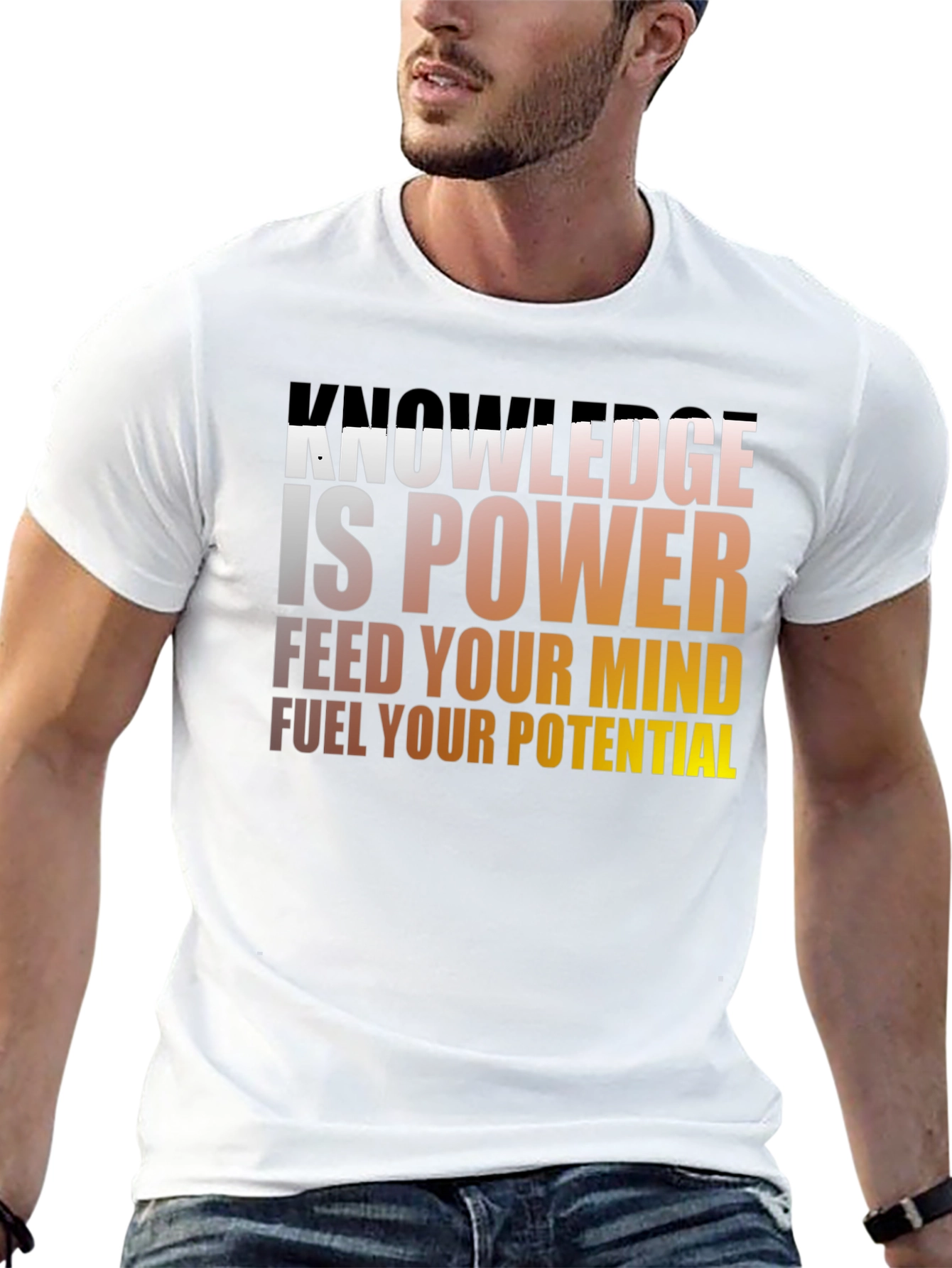 Knowledge is Power T-Shirt - Mens