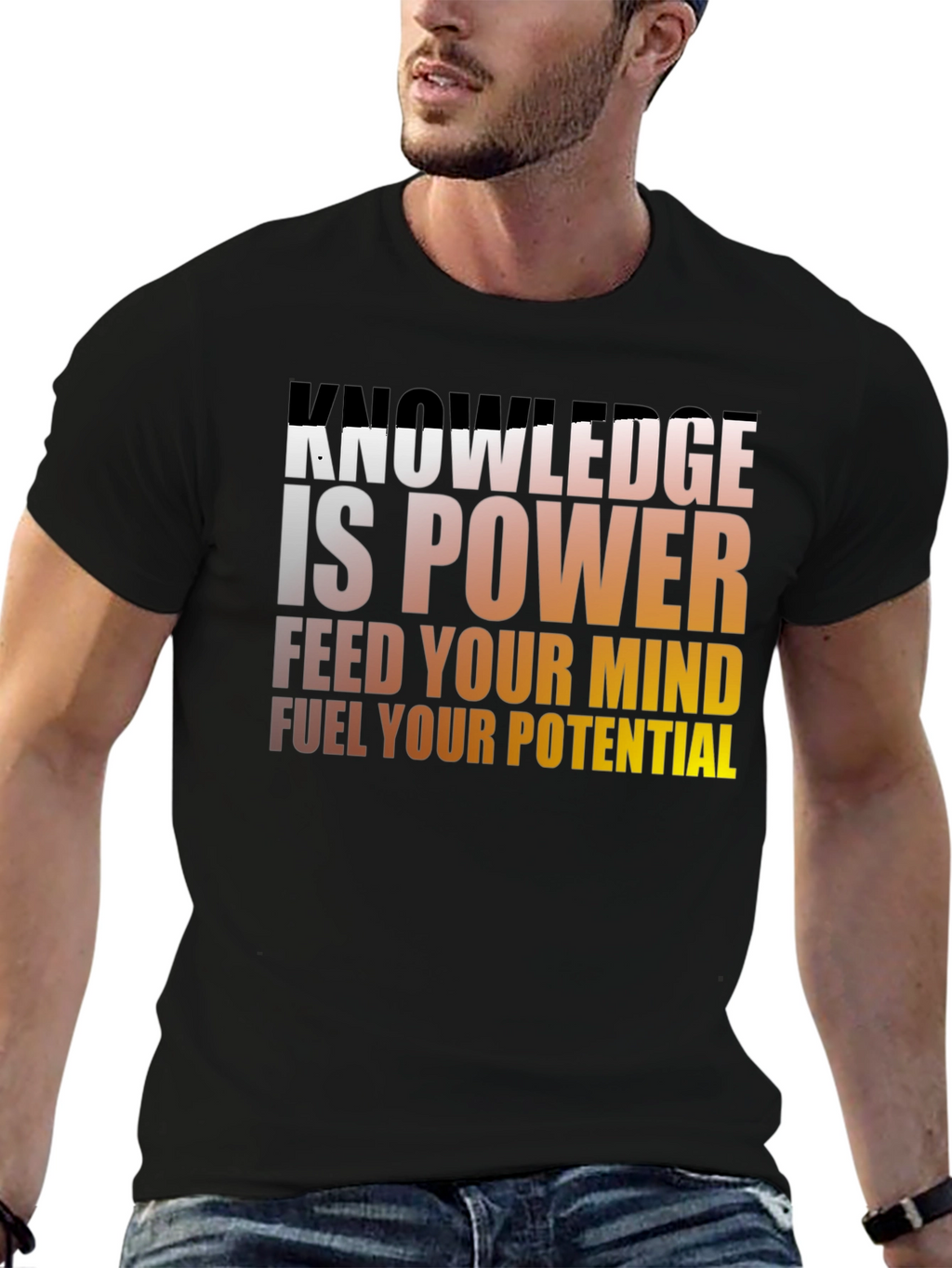 Knowledge is Power T-Shirt - Mens