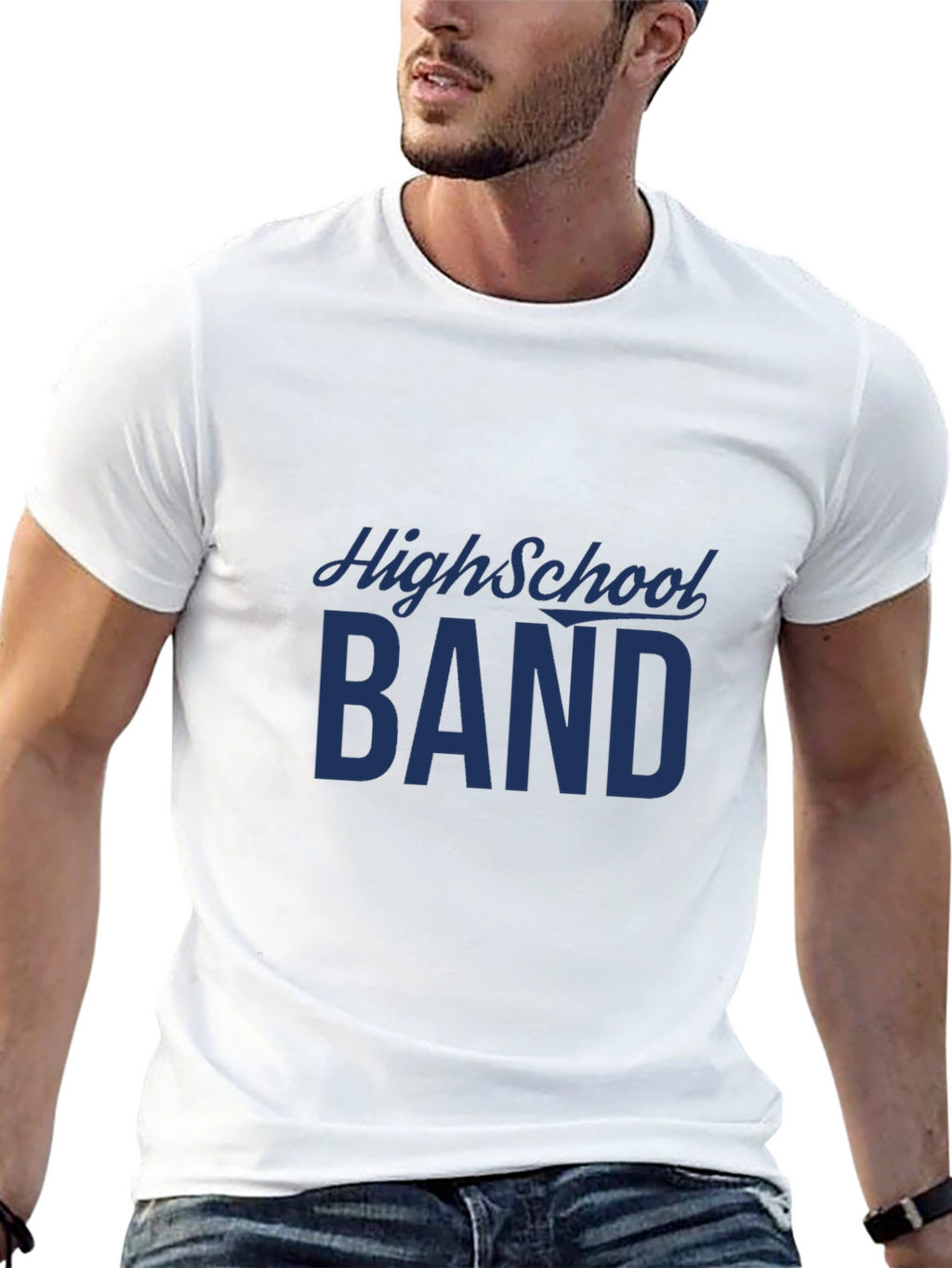 High School Band Graphic T-Shirt - Classic Design