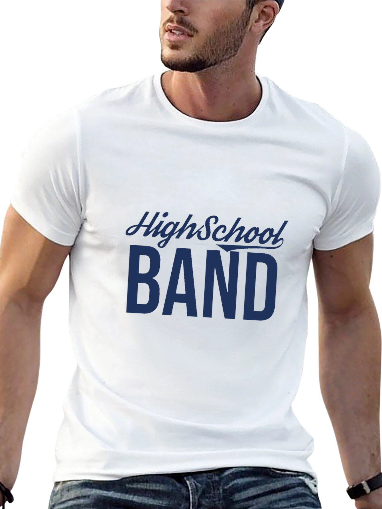 High School Band Graphic T-Shirt - Classic Design