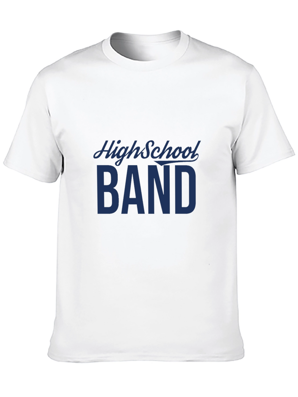 High School Band Graphic T-Shirt - Classic Design