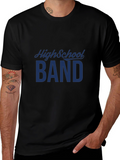 High School Band Graphic T-Shirt - Classic Design