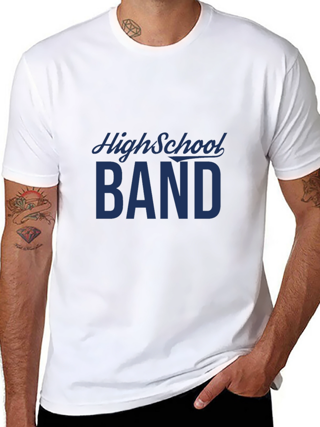 High School Band Graphic T-Shirt - Classic Design