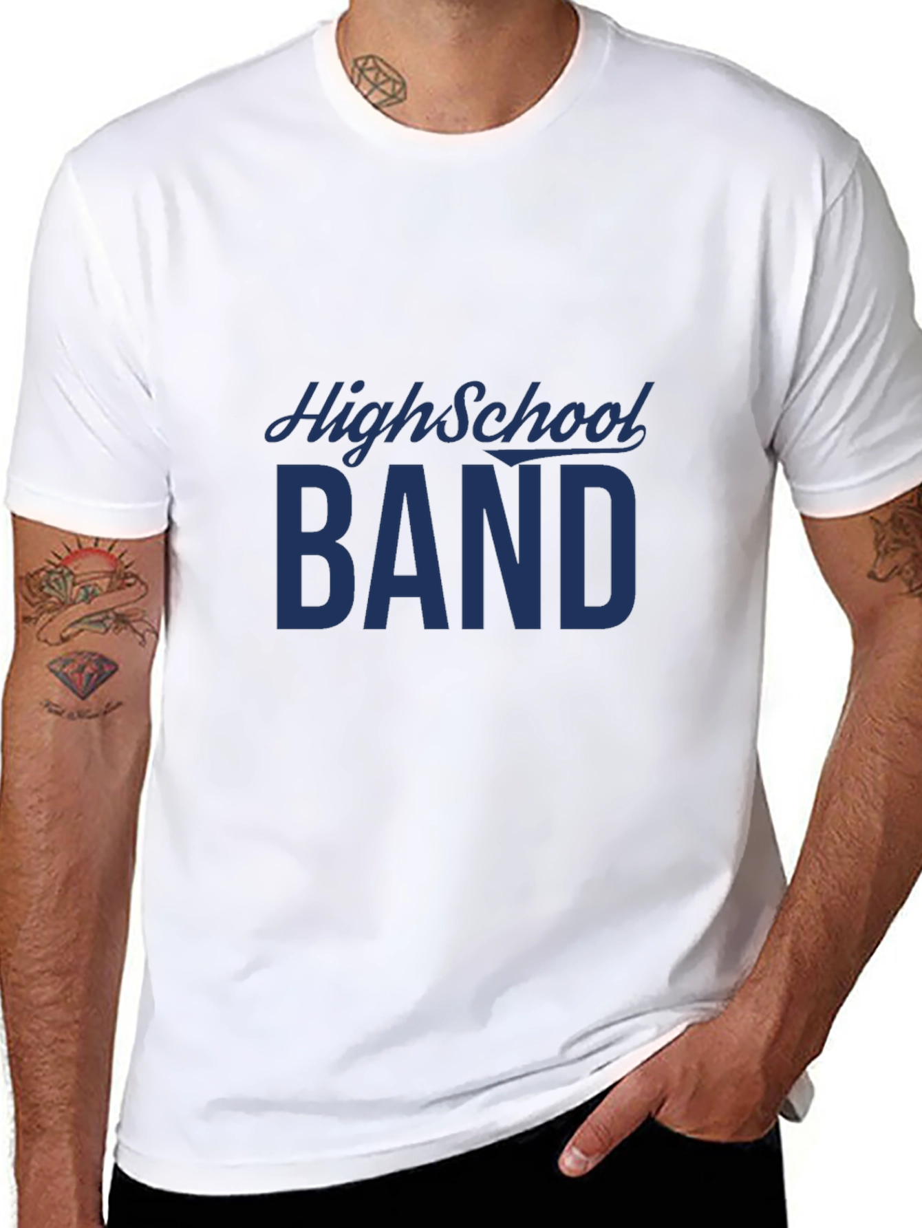 High School Band Graphic T-Shirt - Classic Design
