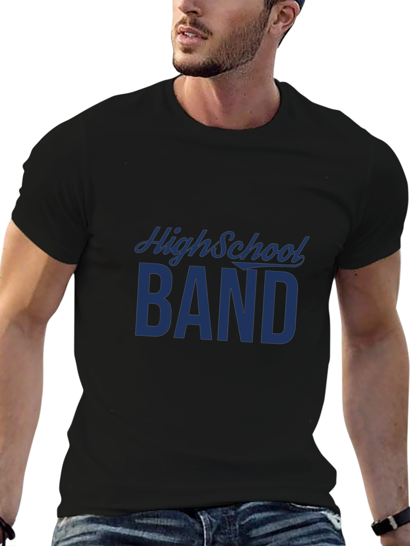 High School Band Graphic T-Shirt - Classic Design