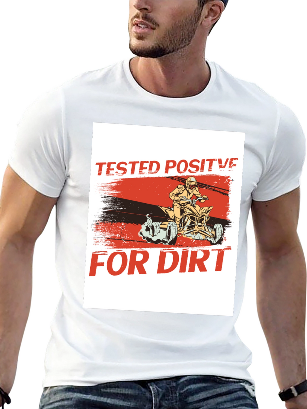 Tested Positive For Dirt Black T-Shirt