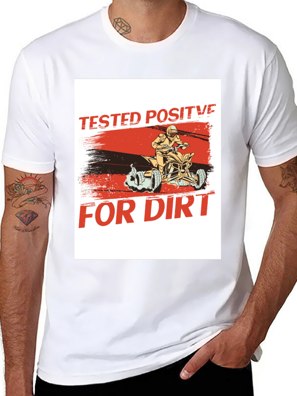 Tested Positive For Dirt Black T-Shirt