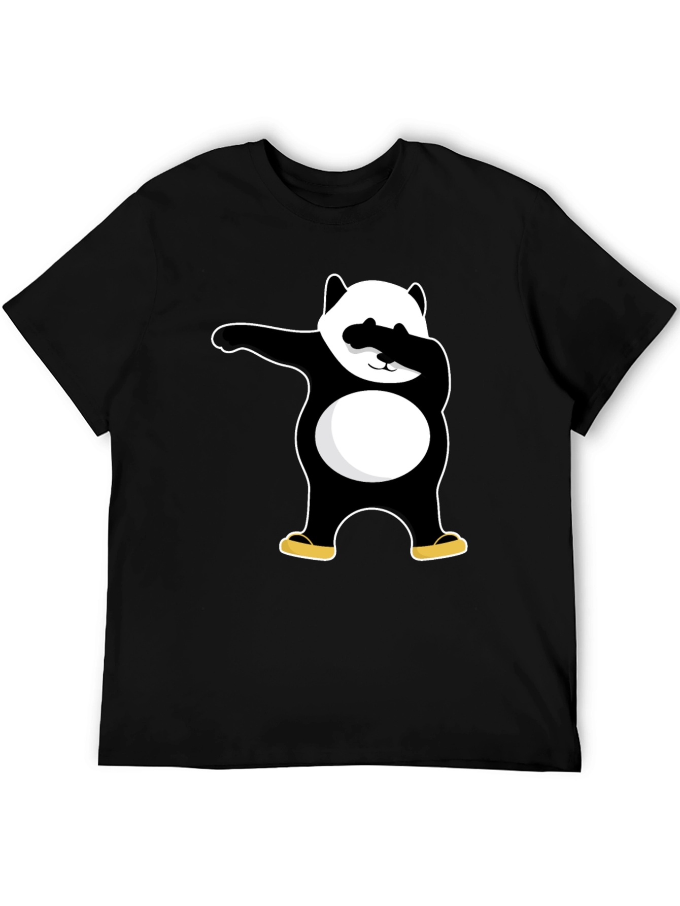 Dabbing Panda Black T-Shirt - Cool Graphic Tee