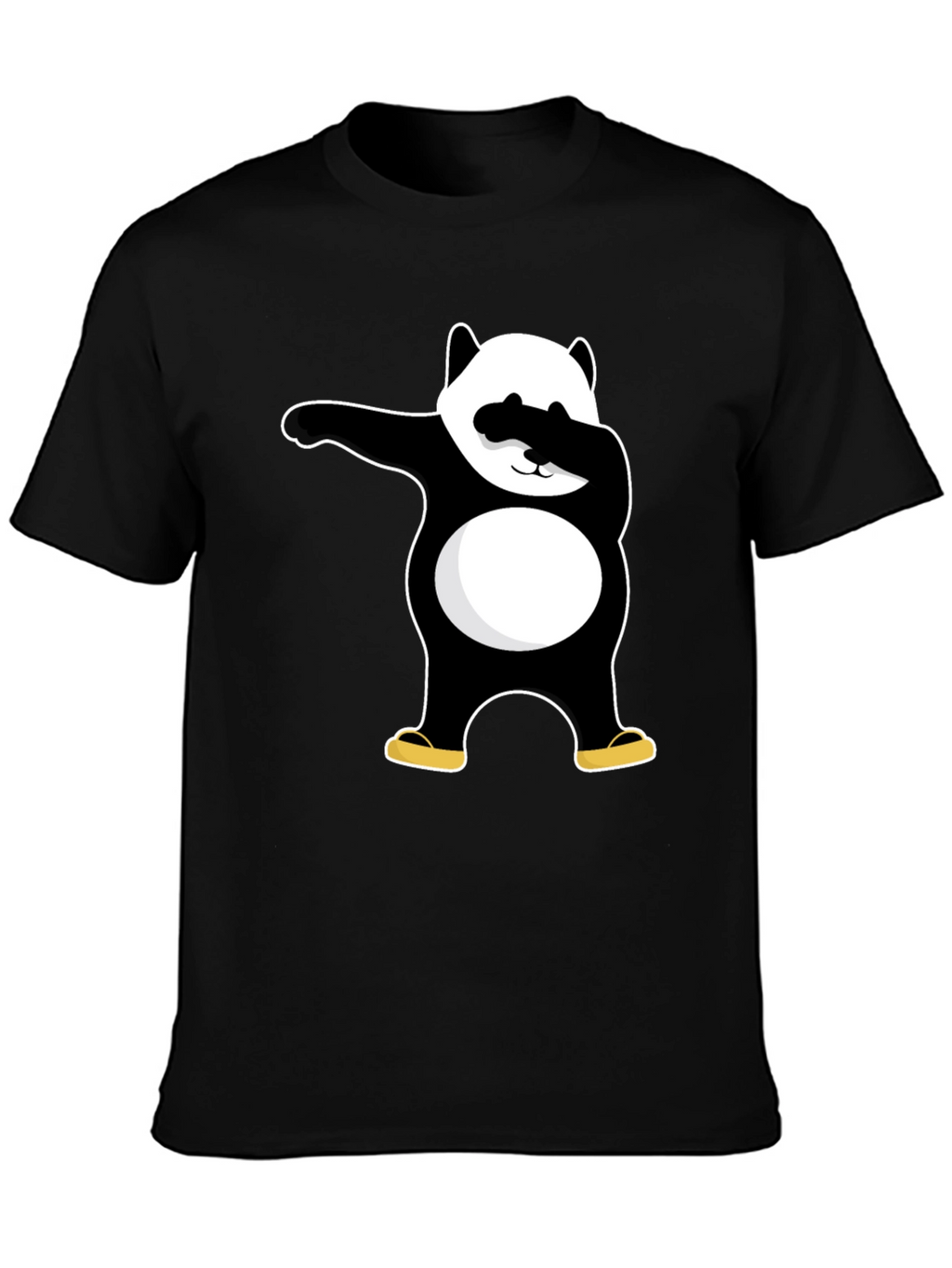 Dabbing Panda Black T-Shirt - Cool Graphic Tee