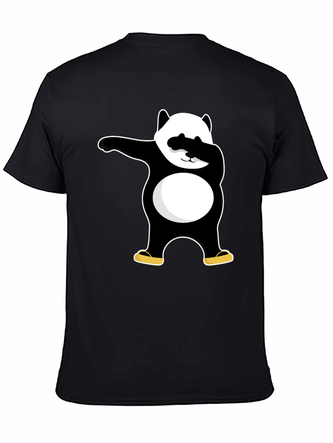 Dabbing Panda Black T-Shirt - Cool Graphic Tee