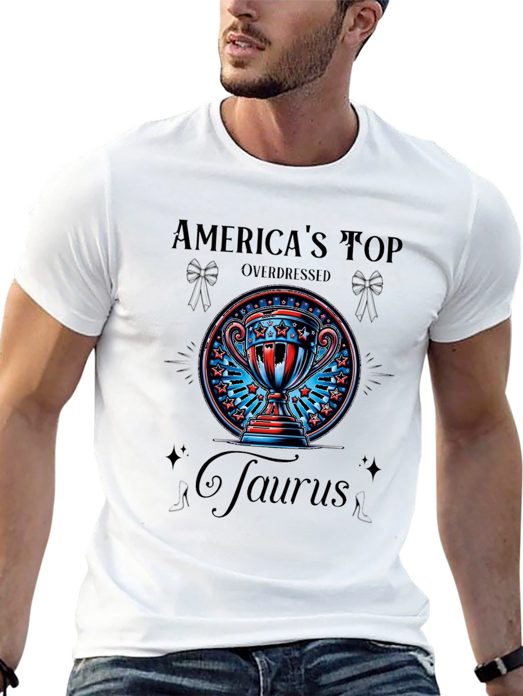 Americas Top Overdressed Taurus Graphic T-Shirt