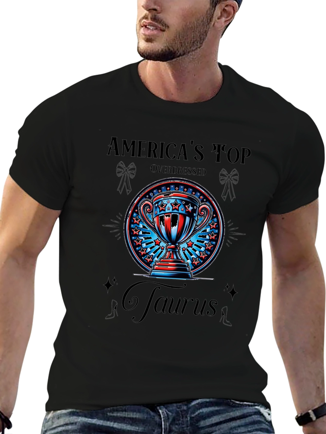 Americas Top Overdressed Taurus Graphic T-Shirt