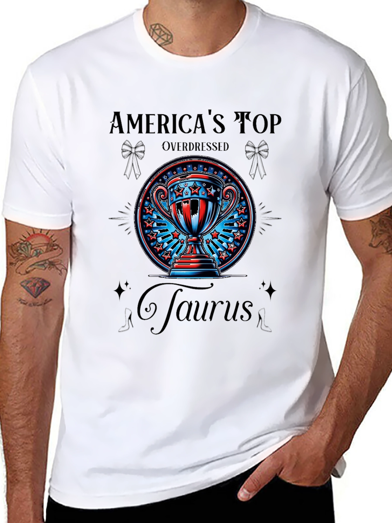 Americas Top Overdressed Taurus Graphic T-Shirt