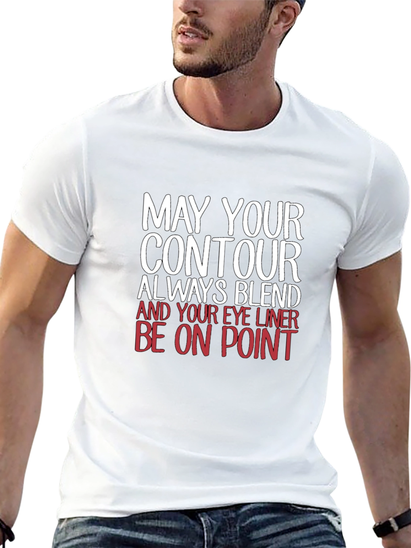 Contour Blend Graphic Tee - Makeup Lover Shirt