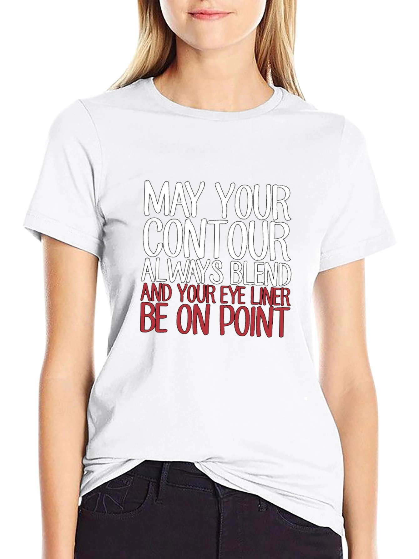 Contour Blend Graphic Tee - Makeup Lover Shirt