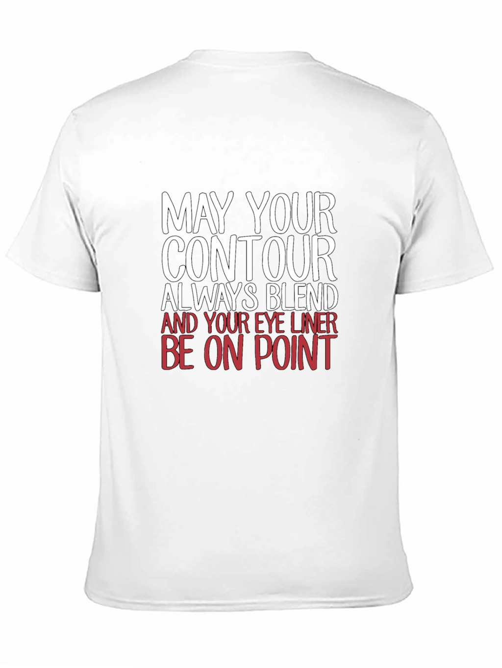Contour Blend Graphic Tee - Makeup Lover Shirt
