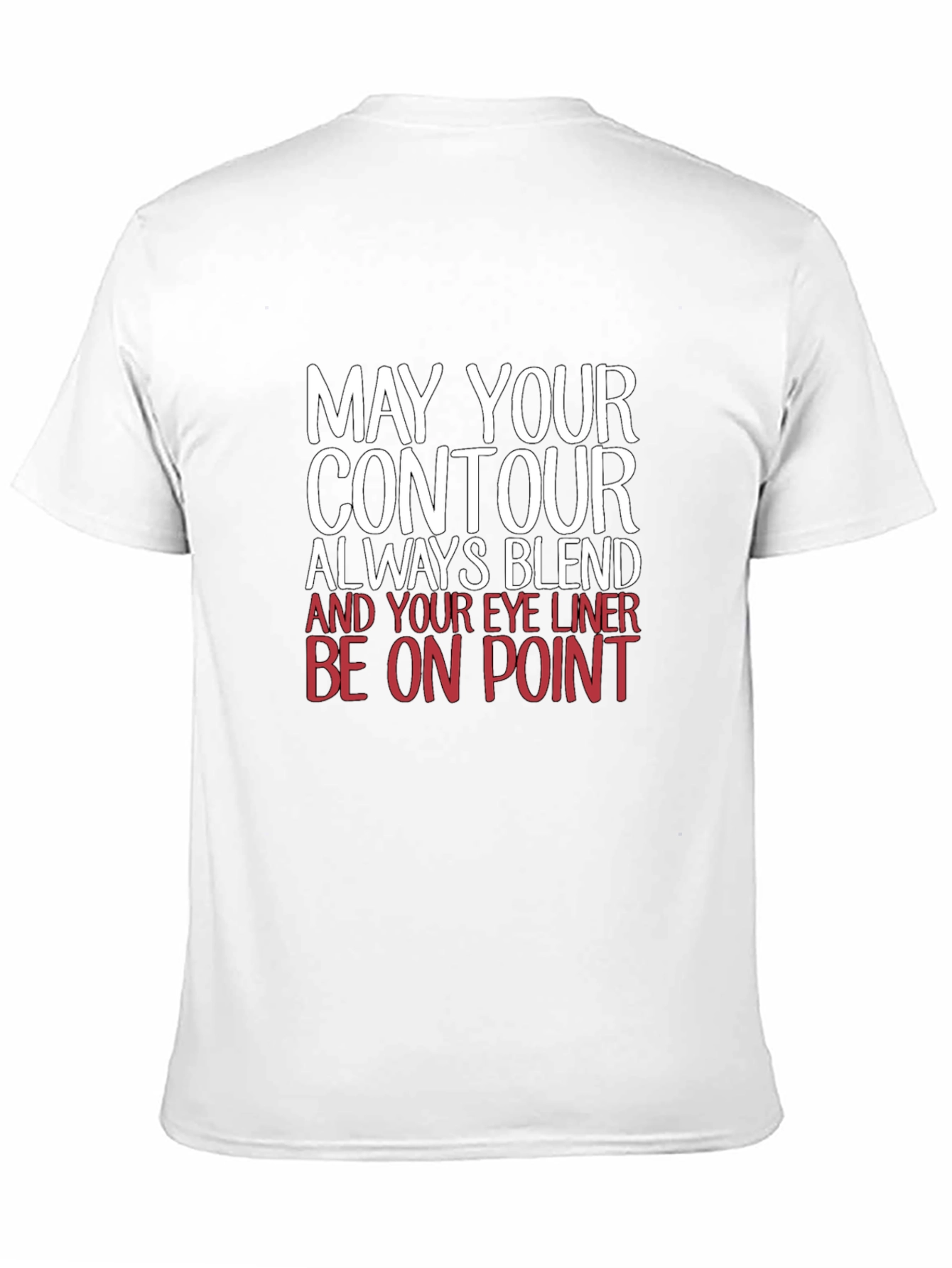 Contour Blend Graphic Tee - Makeup Lover Shirt