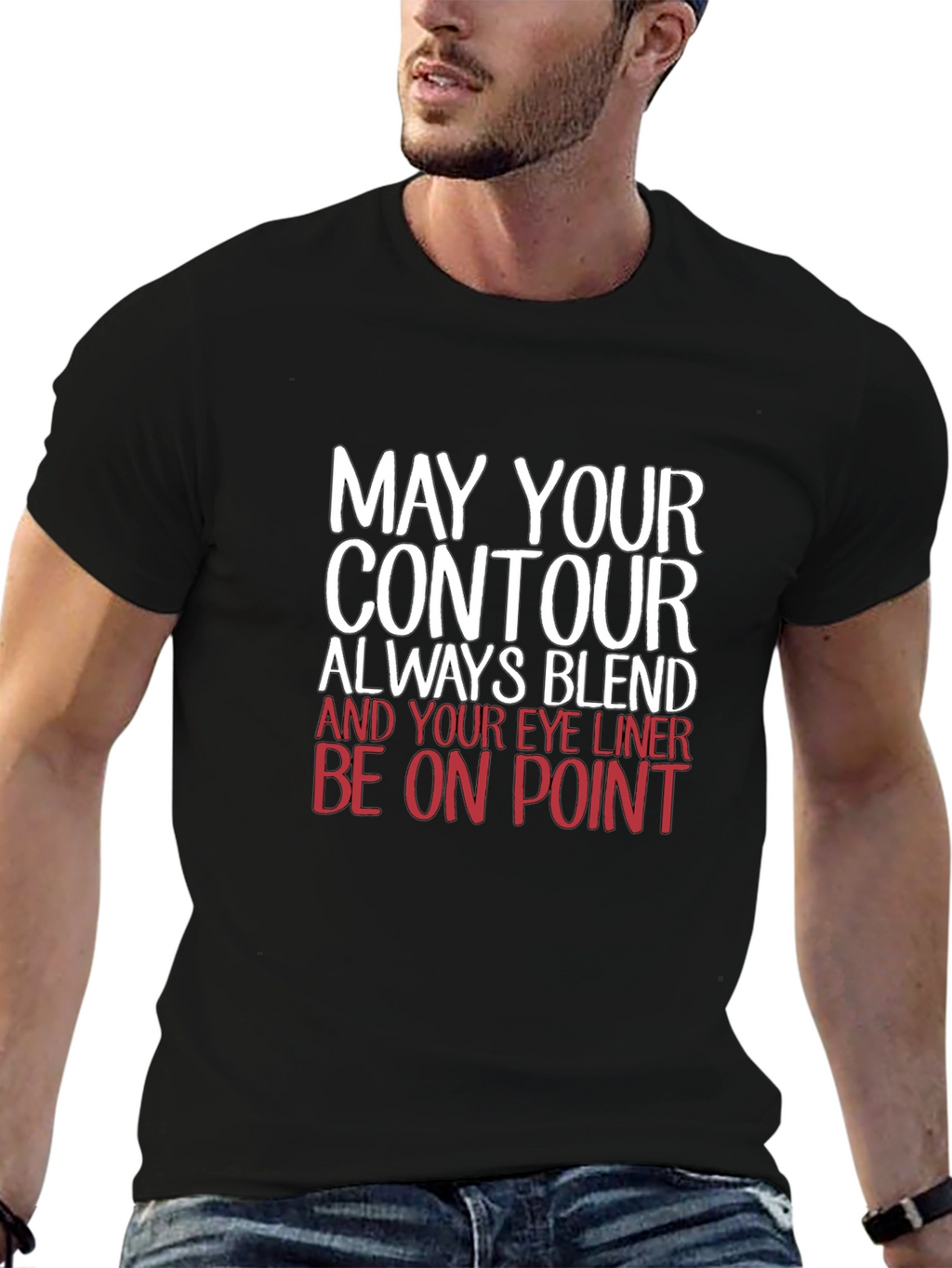 Contour Blend Graphic Tee - Makeup Lover Shirt