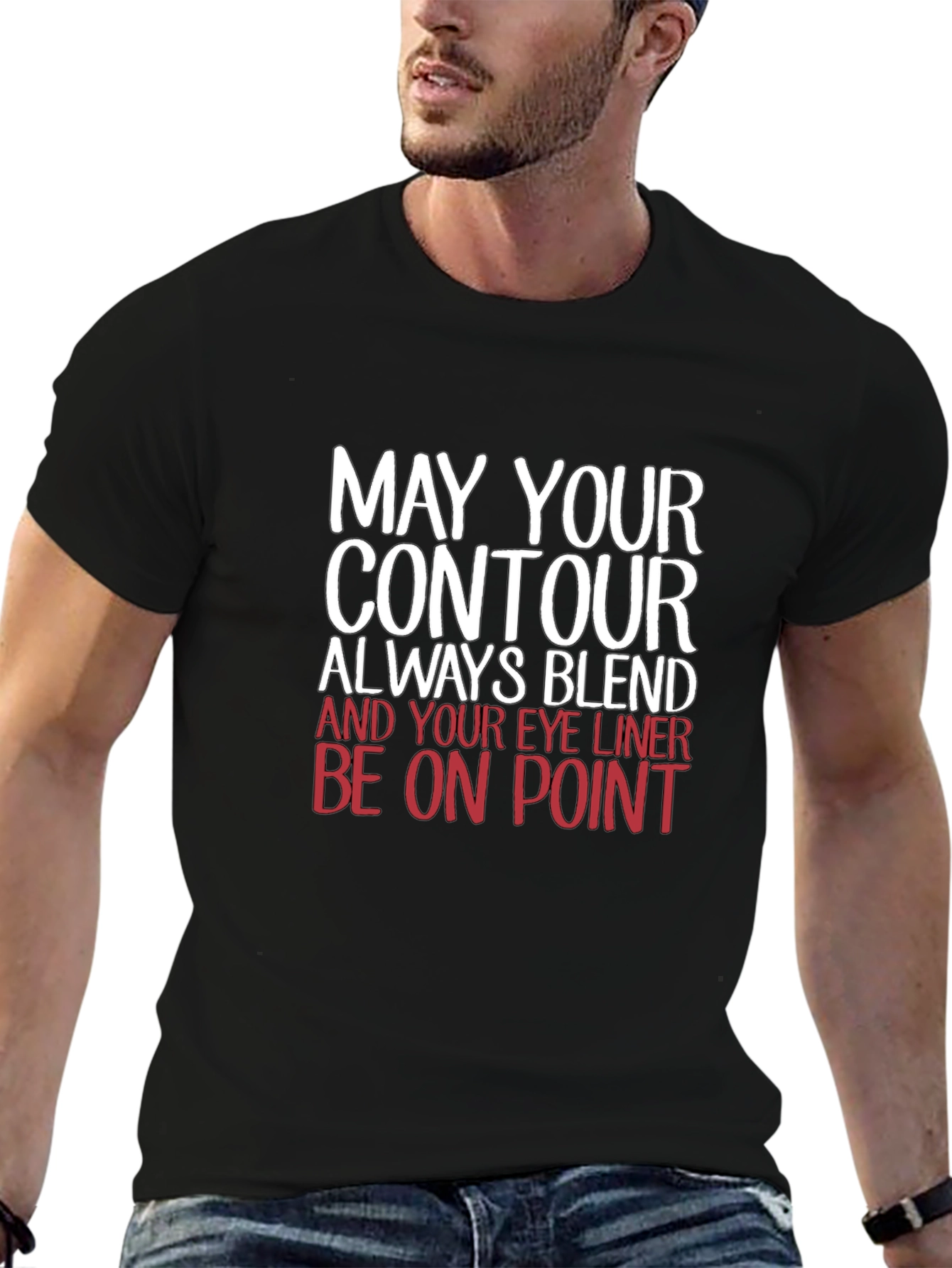 Contour Blend Graphic Tee - Makeup Lover Shirt