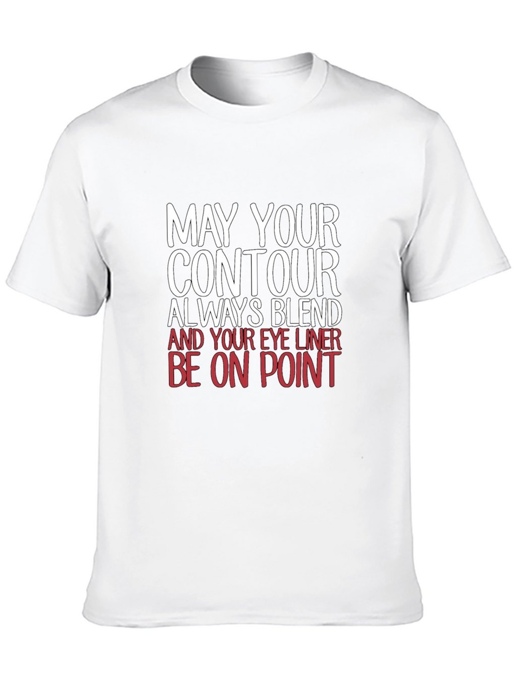 Contour Blend Graphic Tee - Makeup Lover Shirt