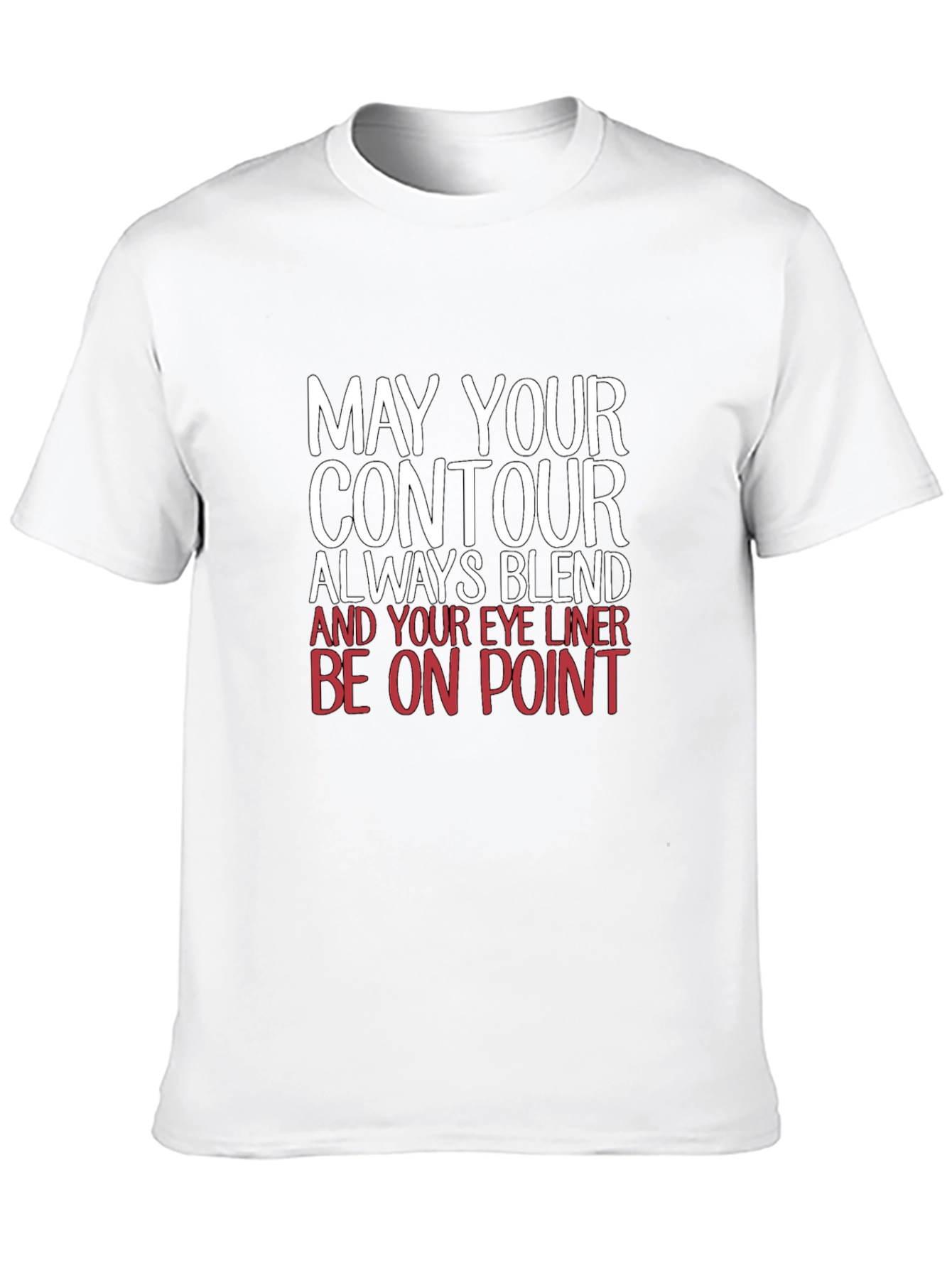 Contour Blend Graphic Tee - Makeup Lover Shirt