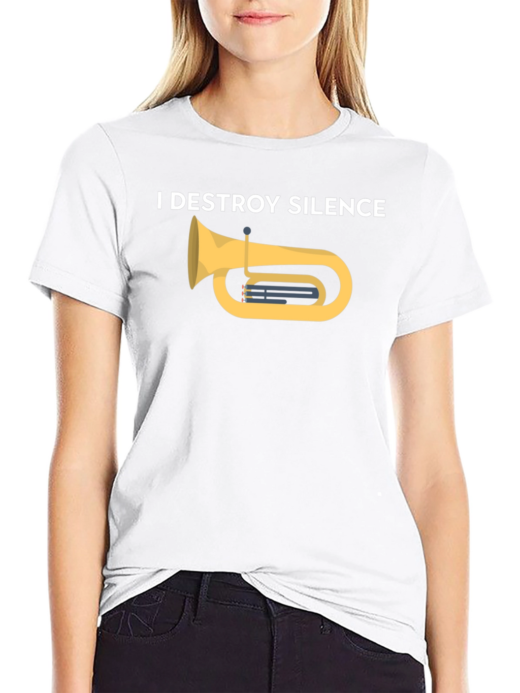 I Destroy Silence Tuba T-Shirt