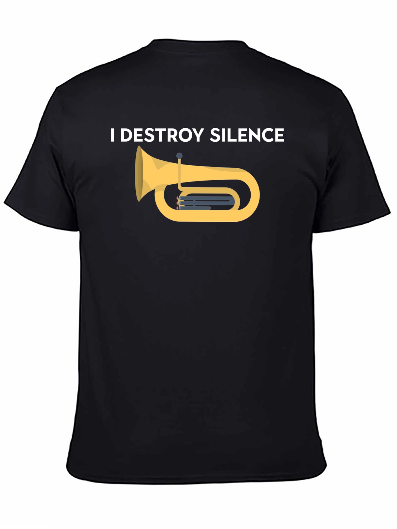 I Destroy Silence Tuba T-Shirt
