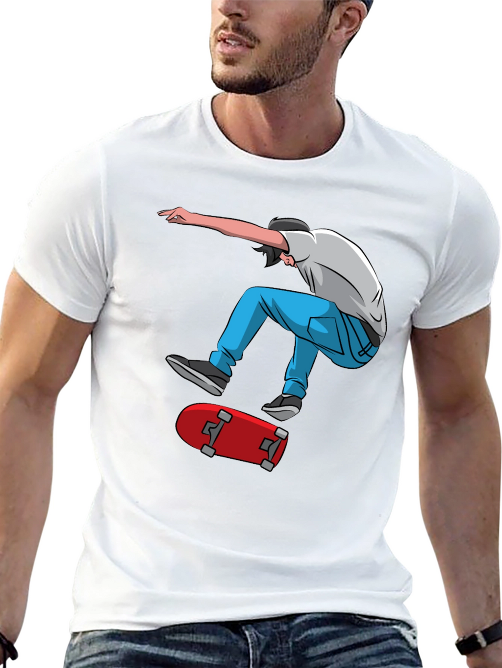 Skater Graphic Tee - Cool & Trendy