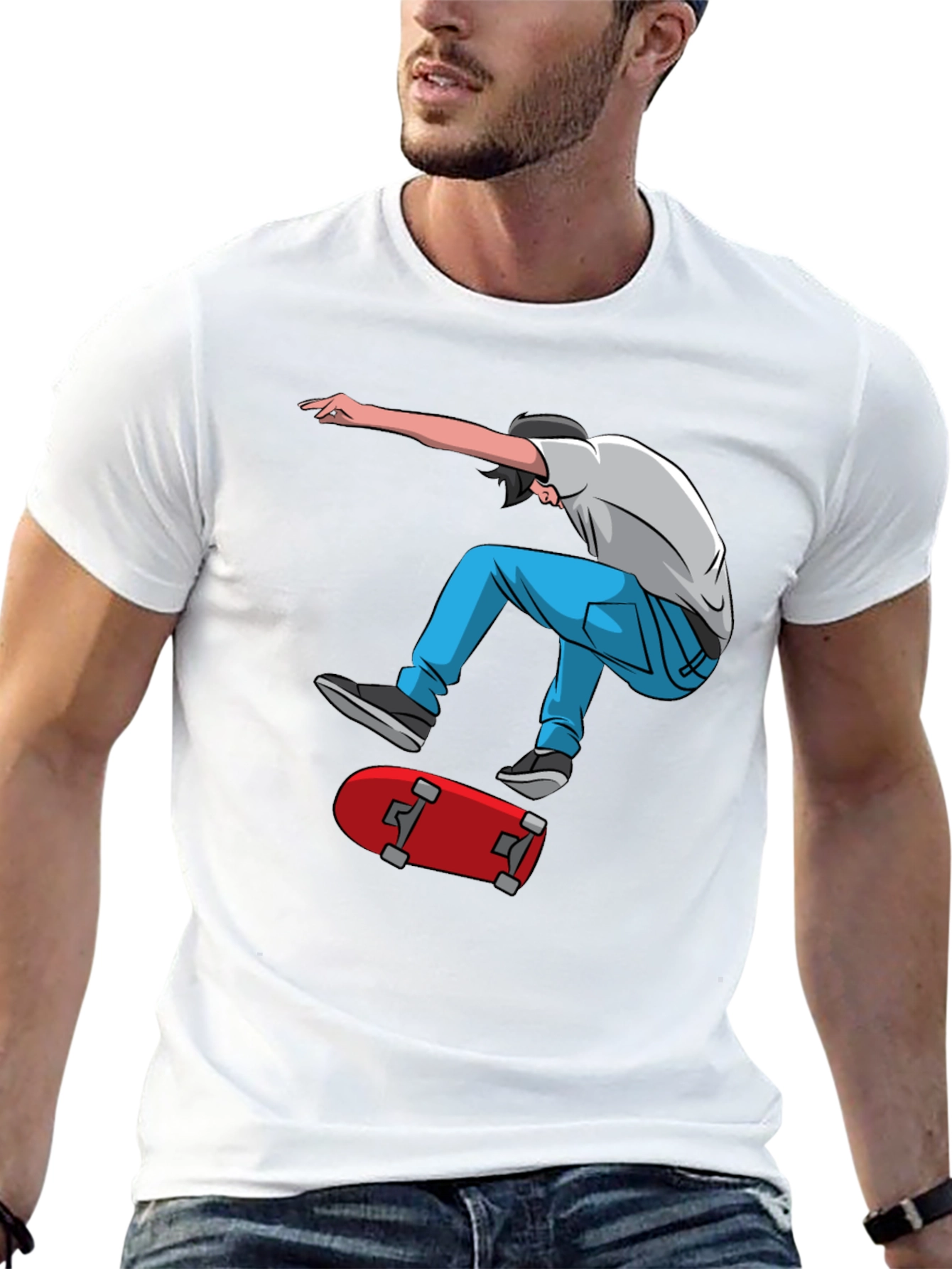 Skater Graphic Tee - Cool & Trendy