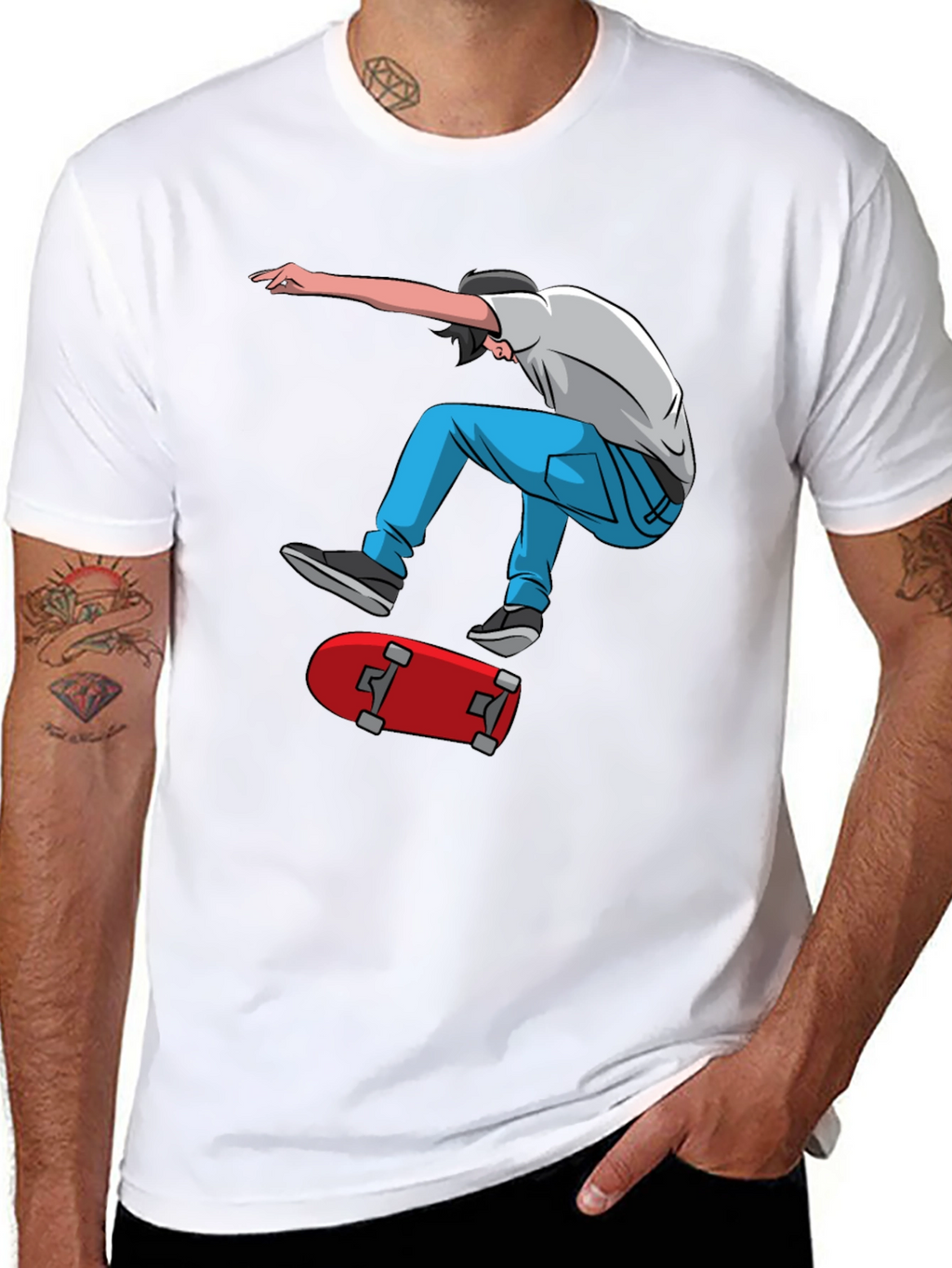 Skater Graphic Tee - Cool & Trendy