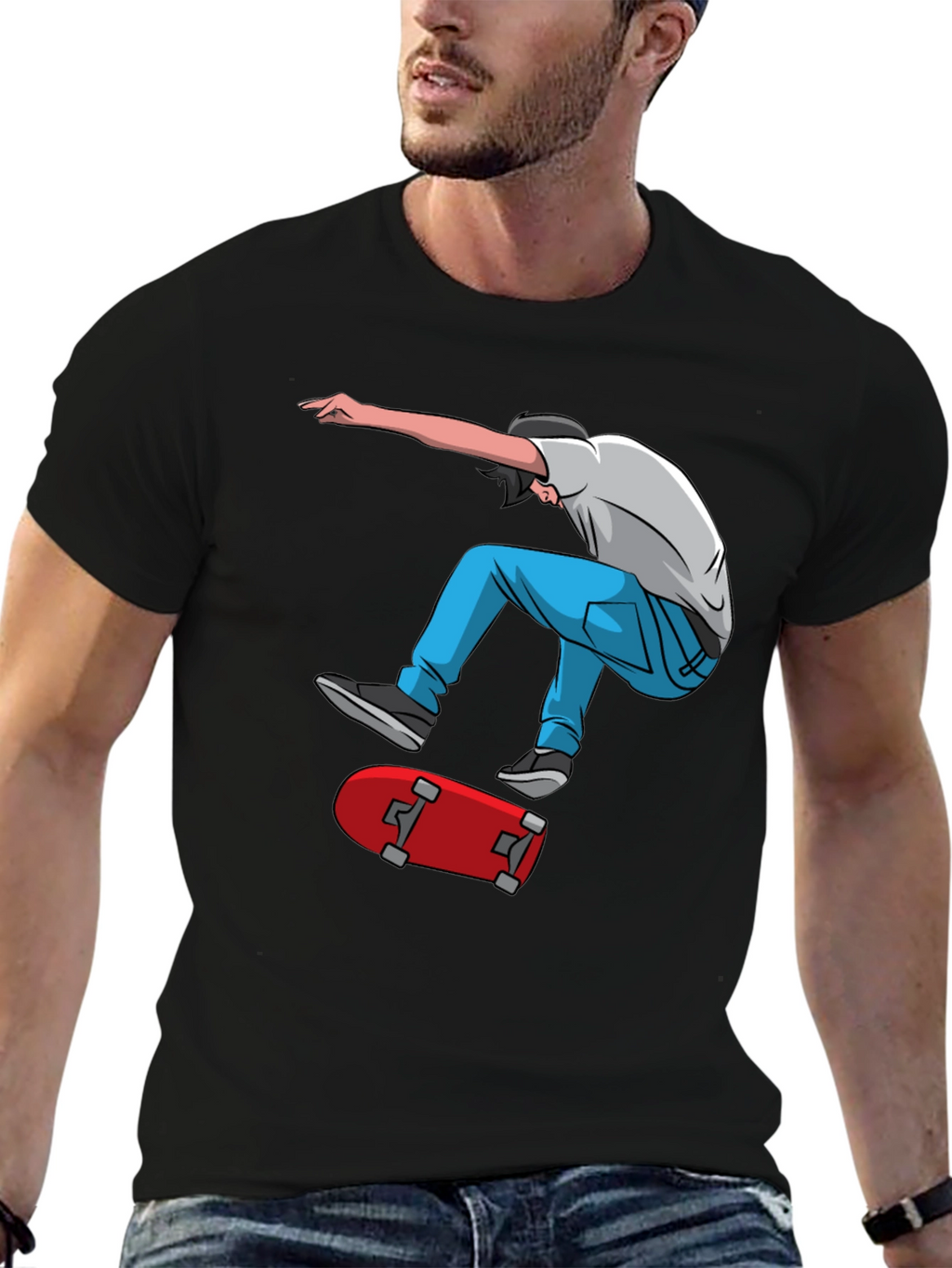 Skater Graphic Tee - Cool & Trendy