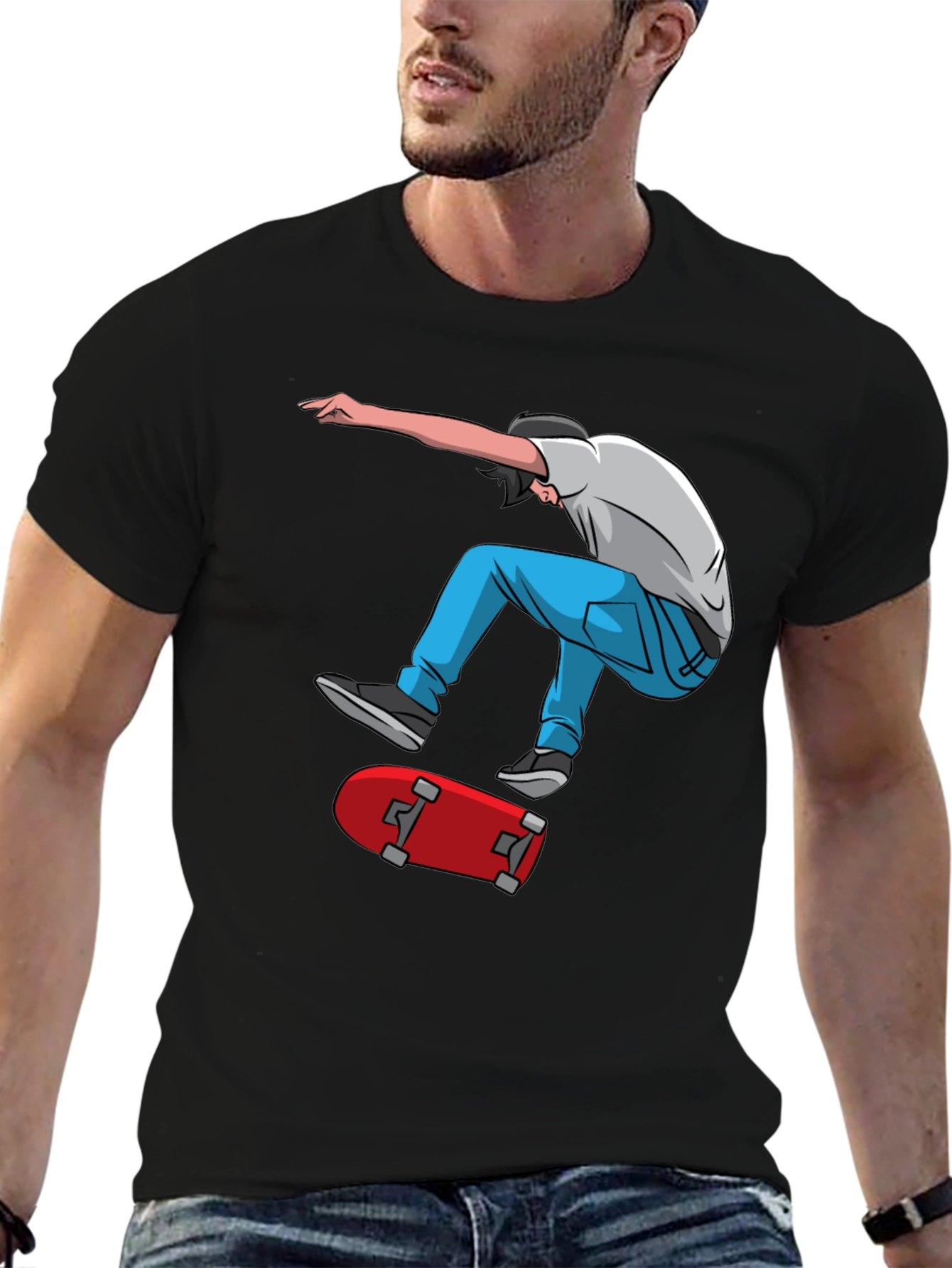 Skater Graphic Tee - Cool & Trendy